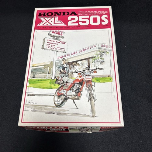 Bandai honda xl250s da - 1/12,